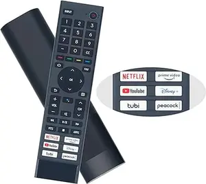 ERF3J80H Universal Replaced Remote Fit for All Hisense 4K UHD Android Smart TV A6G U6G U8G Series 75A6G 70A6G 65A6G 60A6G 55A6G 50A6G 43A6G 55U68G 50U6G 65U6G 75U6G 50U68G 75U68G [NO Voice Command]