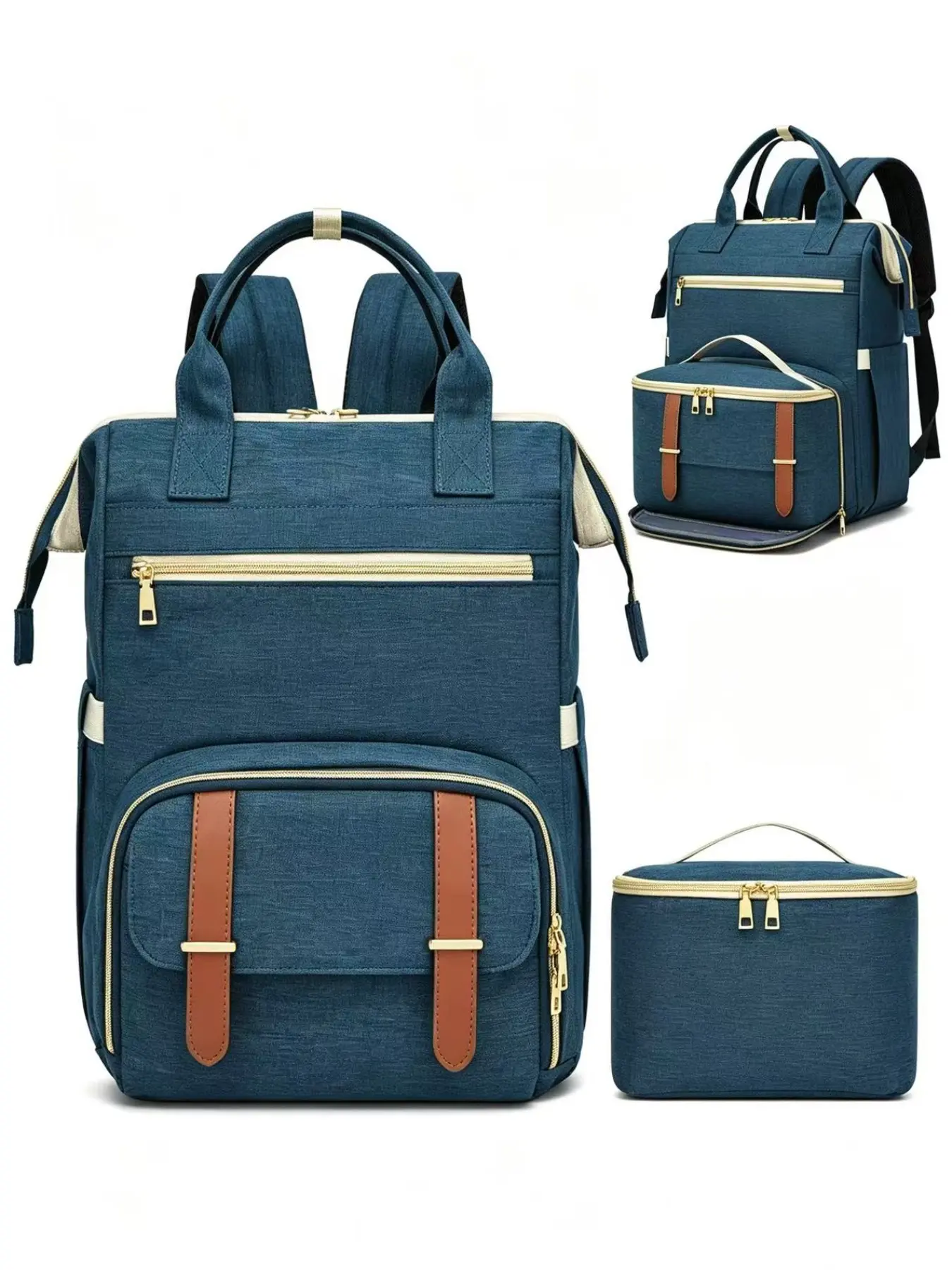 Multifunctional Commuter Backpack with Independent Insulated Lunch Bag, 15.6 Inch Laptop Compartment, USB Charging, Student Office Travel Backpack, Laptop Work Bags, Laptop Bags, Work Computer Bag, Working Bag, Backpack for Laptop