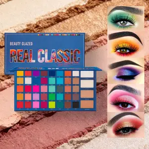 44 Color Rainbow Eyeshadow Palette - Professional Makeup Matte Metallic Shimmer Eye Shadow Palettes - Ultra Pigmented Powder Bright Vibrant Colors Shades Cosmetics Set