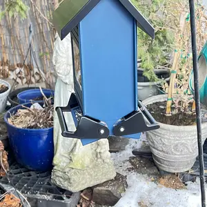 Wildpark Squirrel Proof Smart Bird Feeder by Wildpark - Outdoor Bird House for Bird Watching, Attracts Many More Birds! Durable Courtyard Decoration & Mother‘s Day Gift Idea for Garden Moms.