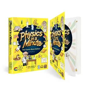 【Riverbend Books】Physics in a Minute - The Comic Book Edition, Beginner-Friendly Physics Concepts Book by Chaoyang Wang, Colorful Comic-Style Illustrations for Curious Young Minds & Children of Different Learning Levels