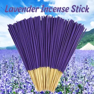Lavender Incense Sticks, Traditional Handmade Bamboo Stick, Attractive Lavender Scent, Improves Air Quality, Gift Idea, Burn Time 30 Minutes