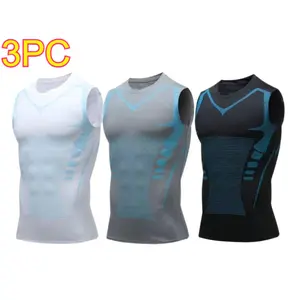 3PC Mans Ionic Shaping Vest, 2026 New Version Ionic Shaping Vest, For Men To Build A Perfect Body
