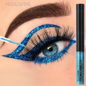 Glitter Eyeliner Eyeshadow, Waterproof Pearlescent Liquid Eyeliner Pen, Shiny Eye Makeup Gift, Christmas Holiday Cosmetics, Eyeliner For Waterline
