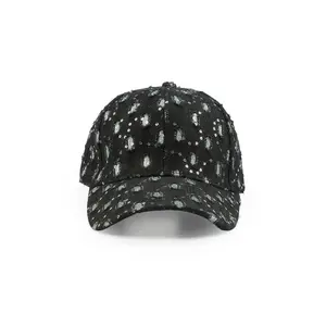 Mosley Black Rhinestone Trucker Hat