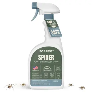 Spider Spray, 22 oz. | Natural, Plant-Based Spider Killer for Indoor and Outdoor | Home Pest Control Spray and Repellent for Spiders | Made with Clove Oil, Safe for Use Around Children and Pets