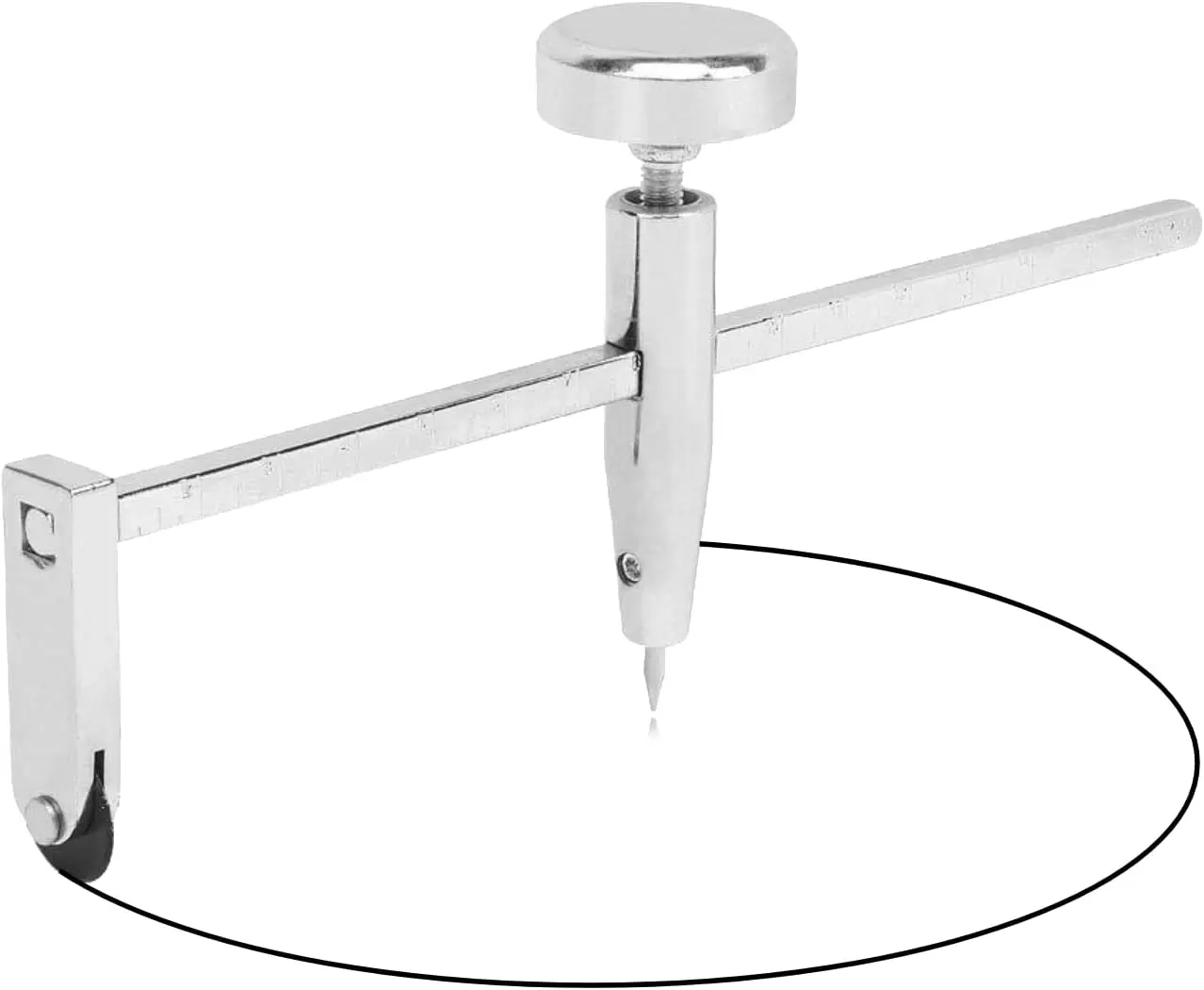 GJANSH Drywall Circle Cutter, Adjustable Circle Cutter Stainless Steel Drywall Cutting Tool Replaceable Cutting Blade, for Cutting Clean Circles in Dry Wall Material