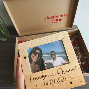 Custom Wood Photo Frame - Personalized Gift for Any Occasion 7.6" outdoorfun
