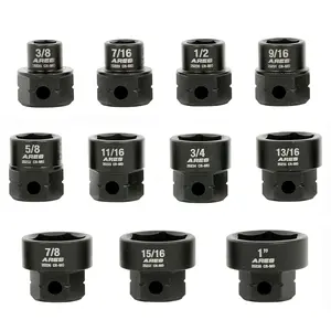 ARES 29021 - 11-Piece 1/2-Inch Drive SAE Low Profile Nano Impact Socket Set