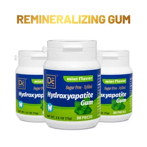 DC24 DAILY CARE Remineralizing Gum with Nano Hydroxyapatite & Xylitol , Aspartame Free , Sugar Free,  Mint/Cinn