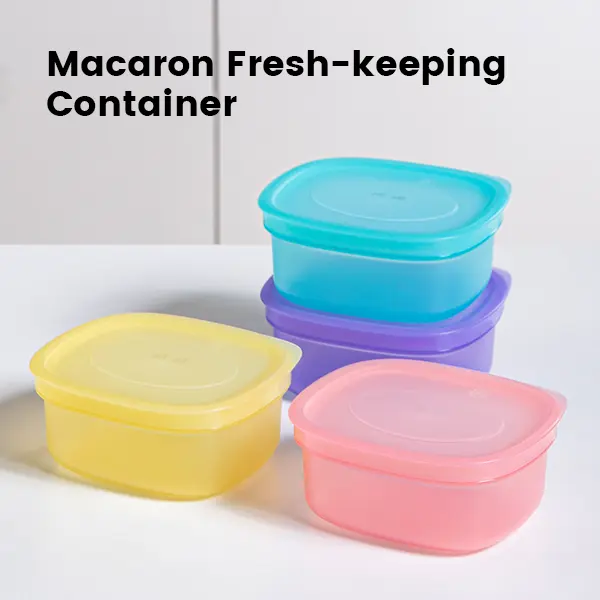【ANJUKE】4-Pack Reusable Leakproof Airtight Containers, BPA-Free Food Storage Set, Portable Snack Container for Camping Food & Kitchen Pantry, Dishwasher-Microwave-Freezer Safe, Indoor