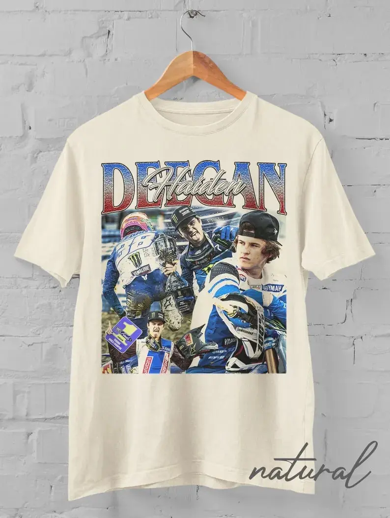 Haiden Deegan Graphic Tee, Vintage Unisex Motocross Shirt