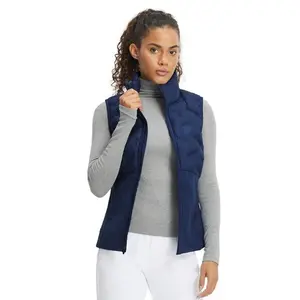 MAELREG Women’s Lightweight Puffer Vest, Slim Fit Sleeveless Winter Down Tops with Stand Collar, Warm Insulated Layer for Golf