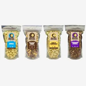 4-Pack Mixed Gourmet Flavored Popcorn - Bigfoot Popcorn