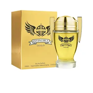 Invincible Gold For Men Spray Cologne 100ml/ 3.4fl.oz. - Long-Lasting Fragrance for Adults
