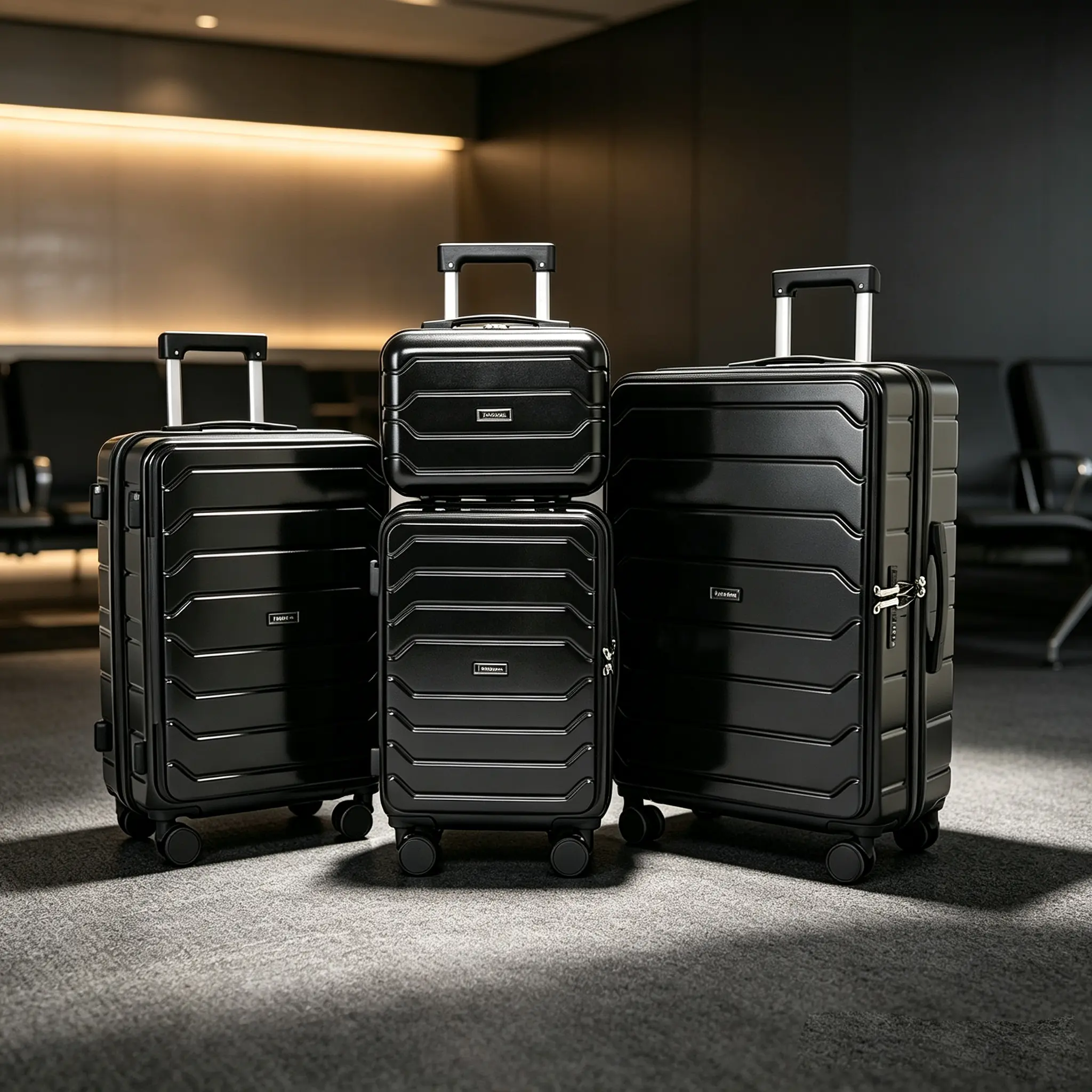 Clearance Sale 4-Piece Luggage Sets - TSA Lock, Spinner Wheels, Limited Stock, Durable, Deep High-Capacity Travel Luggage in 14/20/24/28 In