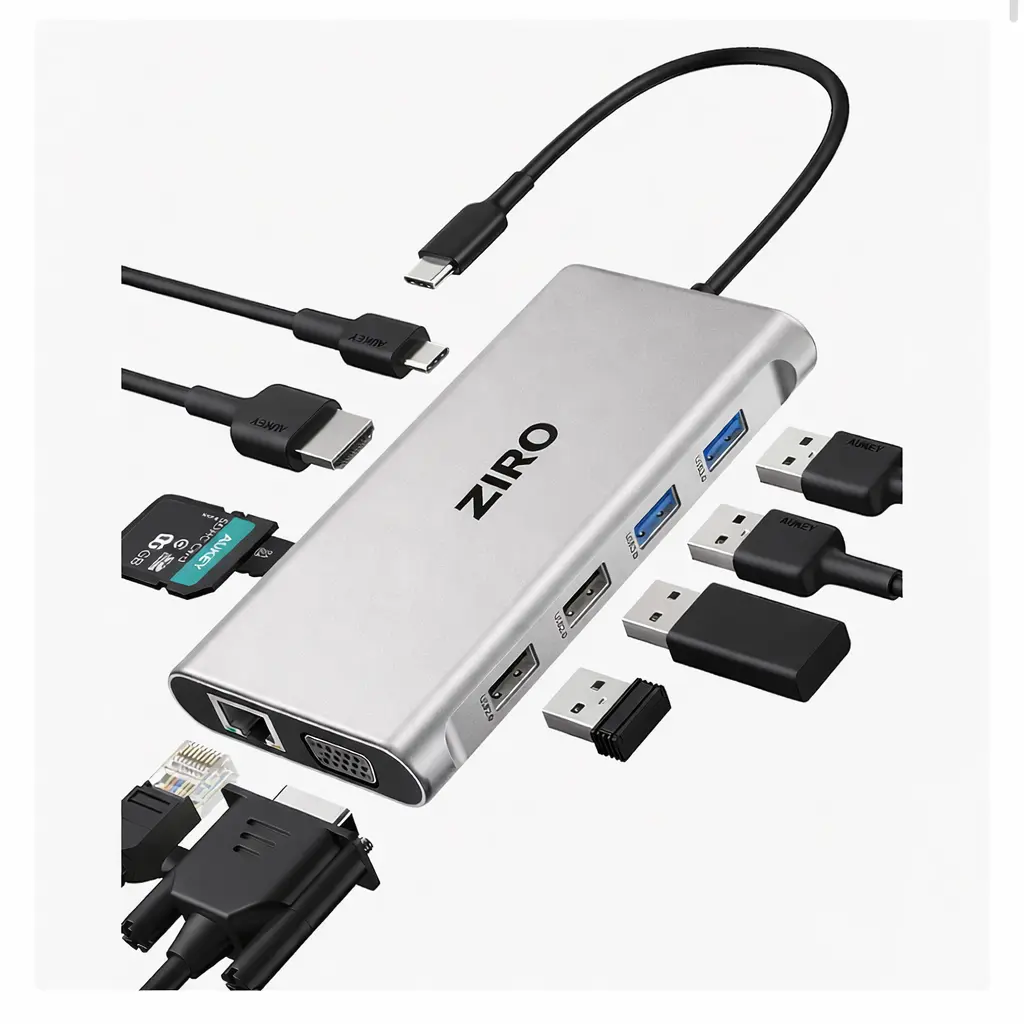 11 in 1 USB C Dock
