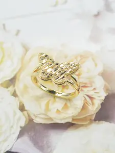 Women's Fashion Irregular Design Butterfly Ring, Adjustable Rings, Daily Party Jewelry Gift, Christmas Thanksgiving Present, Stylish Accessory