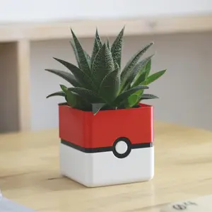 3D Printed 4 Inch Pokemon Planter Pot