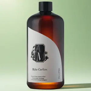 Ritz-Carlton Scented 500ML Water-Based Aromatherapy Essential Oil, Reed Diffuser Refill Liquid, Home Indoor Air Freshener, Spa Therapy, Air Fragrance Diffuser, Aromatherapy Scented Oils