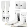 MediCaptain Elite Soccer Bundle - Grip Sock, Shin Guards, Pre-Cut Sock Sleeves, and Shin Guard Straps Bundle – Essential Equipment for Futbol Players