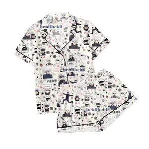 JJK Anime Inspired Pajamas Set, Cotton Comfortable Fabric Pajamas For Women Men