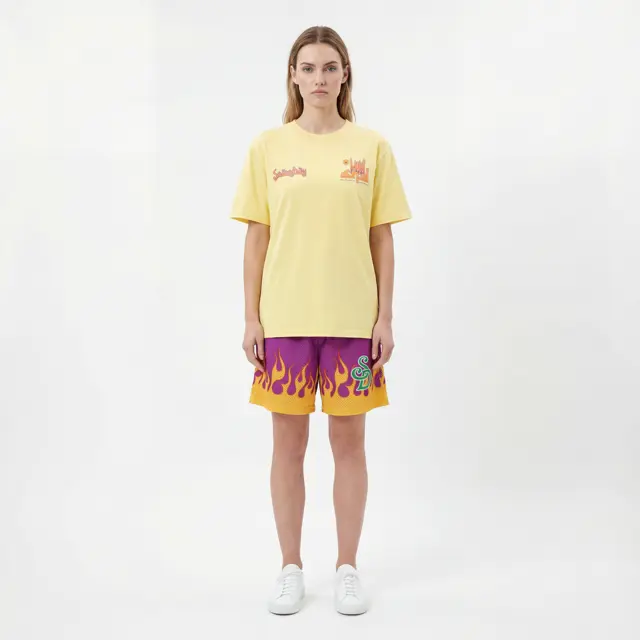Snowday World Tour Graphic T-Shirt - Blue Oversized Streetwear Tee - Saudi Arabia City List Design - Unisex Y2K Fashion Top