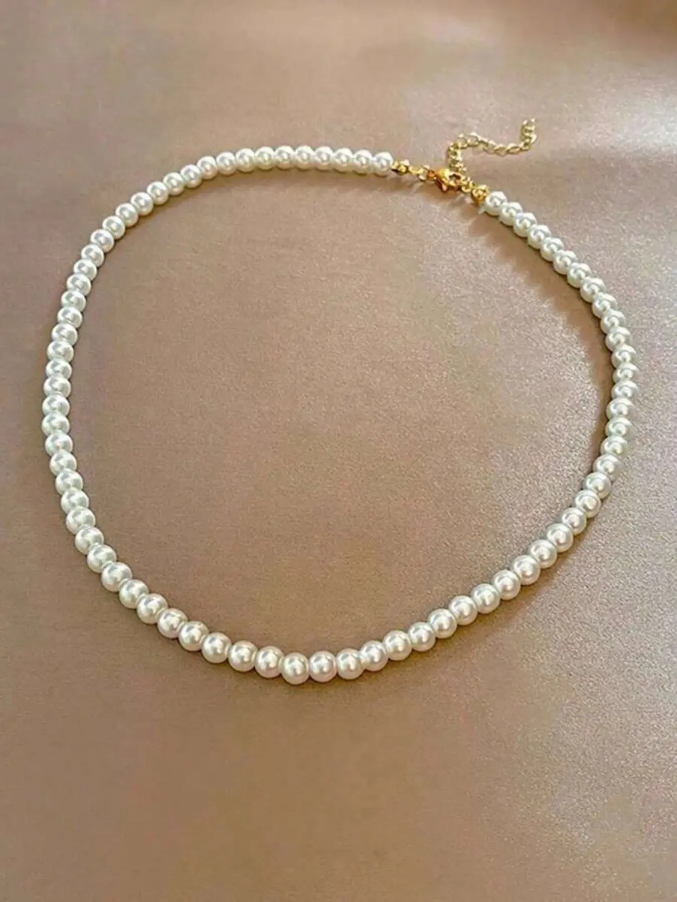 French Vintage Pearl Necklace, Elegant Choker Chain, Fashion Costume Jewelry Necklace, Versatile Jewelry for Daily Wear, Office, Dates, Parties, Enhances Neckline, Star Shine Necklace, Chic Gorgeous Jewelry