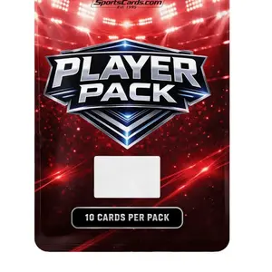 MULTI-SPORT (10) ASSORTED CARD PLAYER PACK – IN NEW SEMI RIGID HOLDERS!