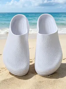 Women's Platform Mules Multiple Colors, Waterproof Non-Slip EVA Slippers, Closed Toe Casual Slides for Outdoor, Slip On Clog