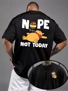 Summer Men's 2026 Winnie The Yellow T-Shirt Daily Leisure and Theme Activities Wear Unisex Cotton Short Sleeve, Cute #Poohhhhhhh, Magic Kingdom Shirt, Magic Kingdom trip