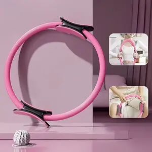 Pilates Ring for Home Workout | Yoga Fitness Resistance Ring for Abs, Thigh & Core Training | Carbon Fiber Exercise Ring