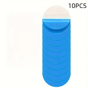 YITAP 10-piece Self-Adhesive PVC Repair Patch, Strong Adhesive Waterproof Tape, Suitable for Swimming Pools and Inflatable Toys, Underwater Repair Kit, Suitable for Round and Rectangular Pools