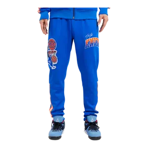 Pro Standard New York Knicks Home Town Men Track Pants Royal Blue