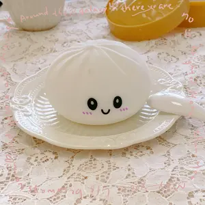 Baozi Squishy Toy Colorful Giant Dumpling Squishy Toys Steam Rack Stress Relief Ball, Kawaii Squishies, Perfect for Play, Party, Alone Time