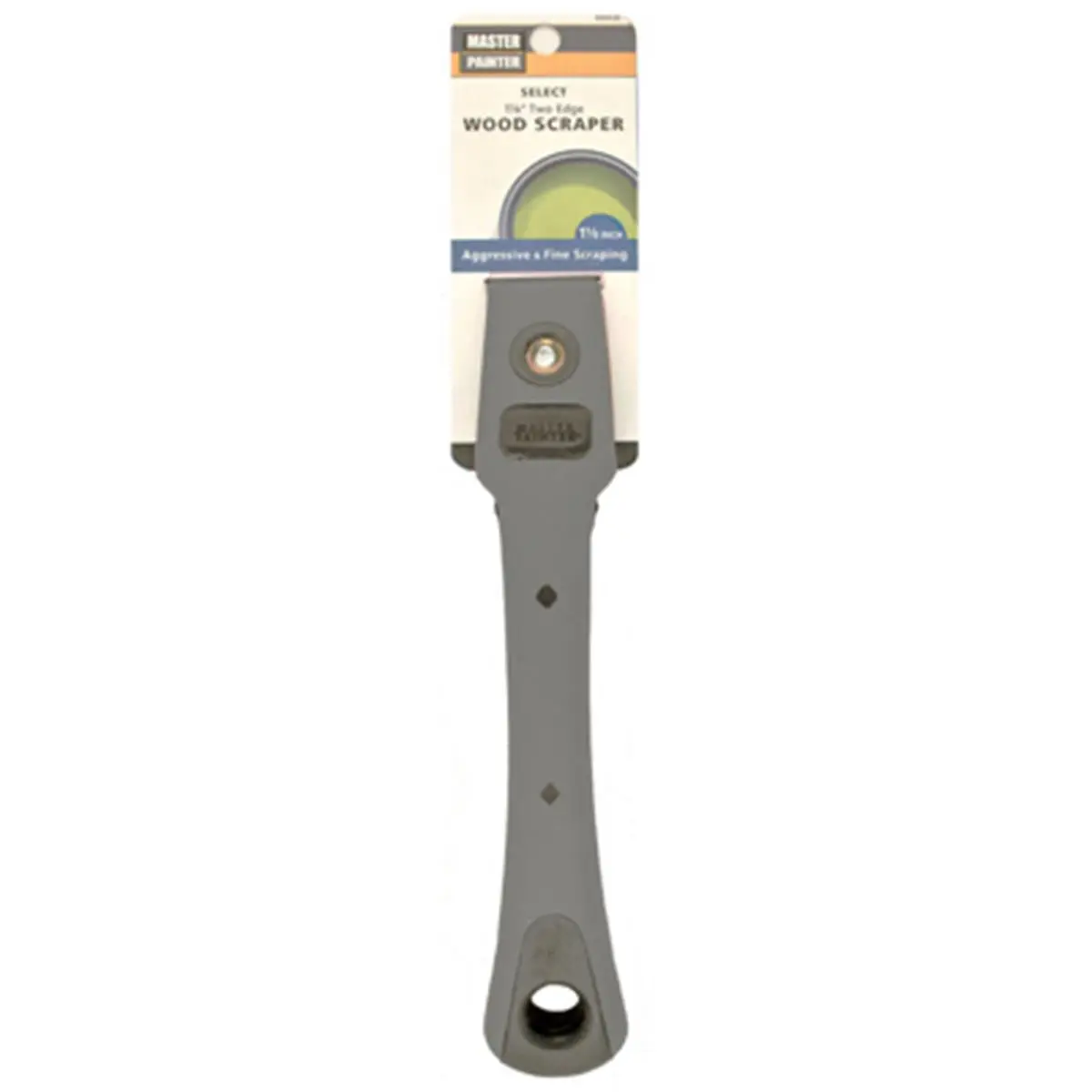 Allway Tool FE1 Master Painter 2-Edge Soft Grip Scraper - 1-1/8 in Scraper Blade, 10.5x1.88x1.13 in Dimensions, Ideal for DIY Car Care, Automotive Small Jobs, Car Washing