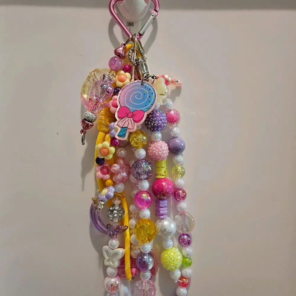I LOVE CANDY JUNK KEYCHAIN
