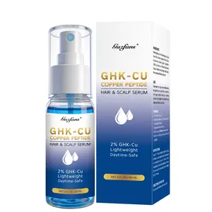 GHK-CU Copper Peptide For Hair & Scalp Serum,Softness & Shine 2% Copper Peptides – Fast-Absorbing Dry Scalp Moisturizer Spray,Strengthens Hair, Balance Scalp Health, Suitable for Both Men and Women