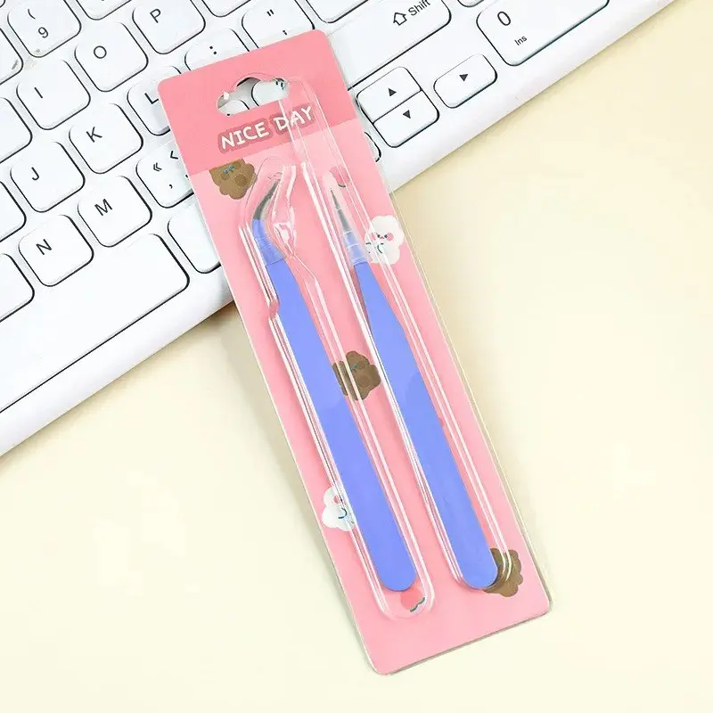 Multifunctional Colorful Makeup Tweezers, Nail Art Rhinestone Applicator, Eyelash Extension Tool, Precision Beauty Instrument