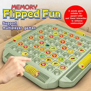 Educational Fruit Flip Memory Board Game, Creative Memory Match Play, Hand-Eye Coordination, Focus, Cognitive development, Suitable for 2-4 Players, Ideal for family nights, gatherings, and travel outings, this children's toy for birthdays and holidays