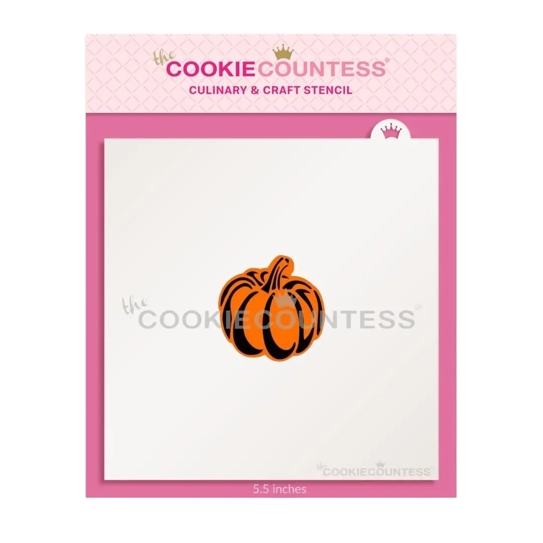 Fall Pumpkin 2 Piece Stencil