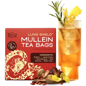 Lung Shield Mullein Tea, Respiratory Comfort – 10 Count Lung Shield Mullein Tea, Respiratory Comfort – 10 Count
