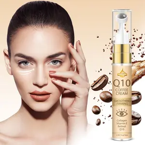 15ML Caffeine Eye Cream with Collagen, Vitamin E, Retinol, Coq10, Reduces Puffiness & Dark Circles, Smoothing, Intense Hydration, Fragrance-Free, Firming Eye Cream