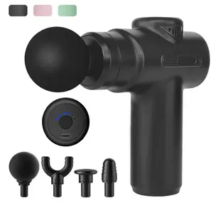 Mini Massage Gun, 1 Set Handheld Muscle Massager with Massage Heads, USB Rechargeable High-frequency Deep Tissue Body Muscle Relaxation Fascia Gun, Christmas, Fall, Ideal Winter Gift Set, Thanksgiving Gifts, Usb Rechargeable Massagers