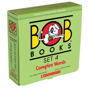 Bob Books - Complex Words Box Set of 8 Paperbacks Decodable Phonics Books, Ages 4 and Up, Kindergarten, First Grade (Stage 3: Developing Reader) -- Bobby Lynn Maslen, Mixed Media Product