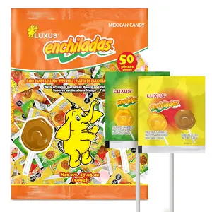 Enchiladas Luxus 50 ct Mexican Candy – Spicy Chili Mango & Pineapple Sweet Treats, Bulk Party Pack for Piñatas, Kids Parties & Celebrations
