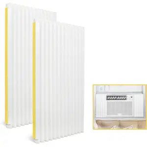 Window air conditioner foam insulation panels 17inch x 9inch x 78inch window ac units side insulated panel kitwhite