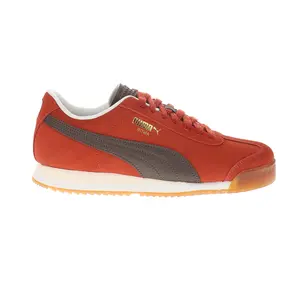 PUMA Mens Roma Suede Lace Up Sneakers Shoes Casual - Red