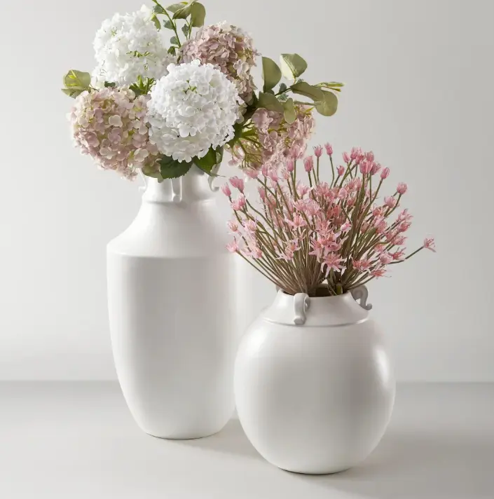 Z Gallerie Amora Vase Ceramic Centerpiece Table Decor Flower Vase Decorative Vase