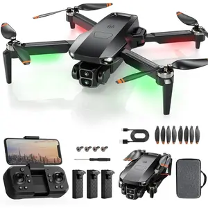 Drone with Camera 4K for Adults and Kids Beginners Brushless Motor 60M Flight 130° Lens FPV Foldable RC Quadcopter Gesture Photography Toys Gifts